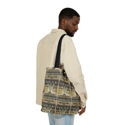 DON'T TOTE RANDOM ITEMS (TM) CANVAS TOTE w/2 Color Straps!