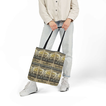 DON'T TOTE RANDOM ITEMS (TM) CANVAS TOTE w/2 Color Straps!