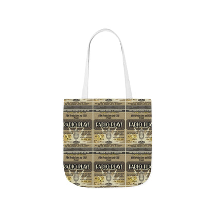 DON'T TOTE RANDOM ITEMS (TM) CANVAS TOTE w/2 Color Straps!