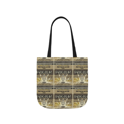 DON'T TOTE RANDOM ITEMS (TM) CANVAS TOTE w/2 Color Straps!